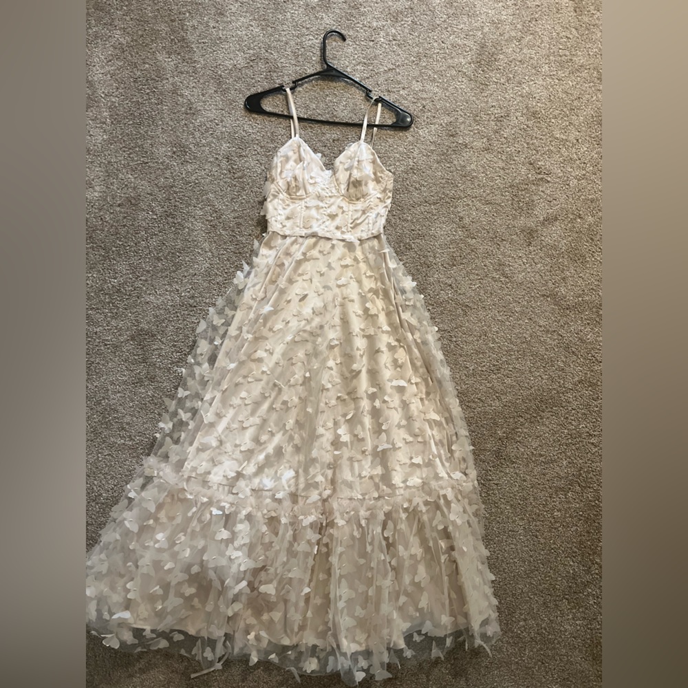 VICI butterfly lace up dress